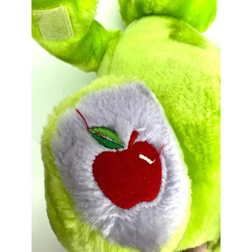 Musselman's Applesauce VTG 1988 Knouse Foods Green Dinosaur Mascot Plush Toy
